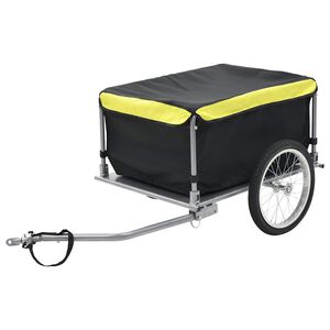 vidaXL Cykelsl&auml;p svart och gul 65 kg