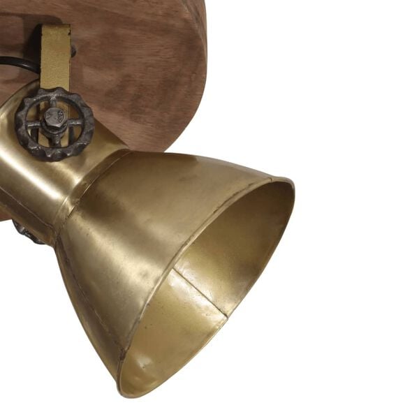 vidaXL Taklampa 25 W antik m&auml;ssing 50x50x25 cm E27