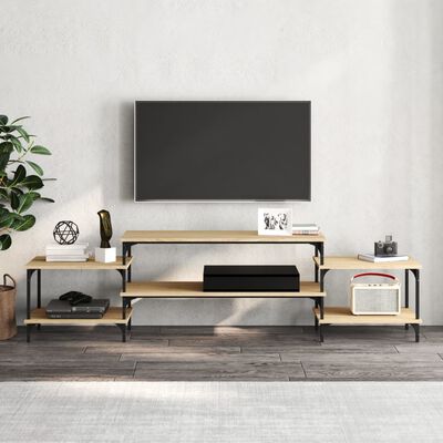 vidaXL TV-skåp sonoma-ek 197x35x52 cm konstruerat trä