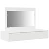 vidaXL Smyckebord Vit 100 x 40 x 70 cm Konstruerat tr&auml;