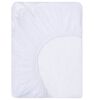 vidaXL Dra-på-lakan 2 st vattentäta bomull 140x200 cm vit