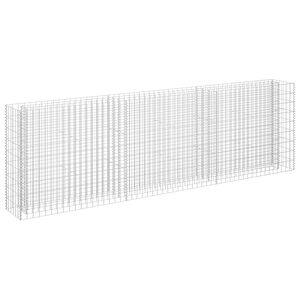 vidaXL Planteringsgabion upph&ouml;jd galvaniserat st&aring;l 270x30x90 cm