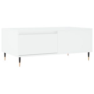 vidaXL Soffbord vit 90x50x36,5 cm konstruerat tr&auml;