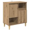 vidaXL Sideboard artisan ek 35 x 60 x 70 cm Konstruerat tr&auml;