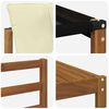 vidaXL Utomhussoffset med kudde 6 pcs Naturlig och Beige