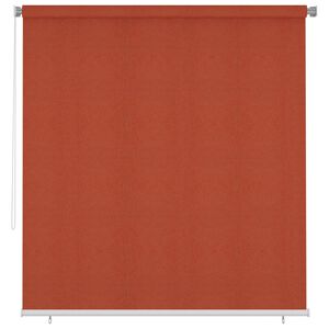 vidaXL Rullgardin utomhus 220x230 cm terrakotta HDPE