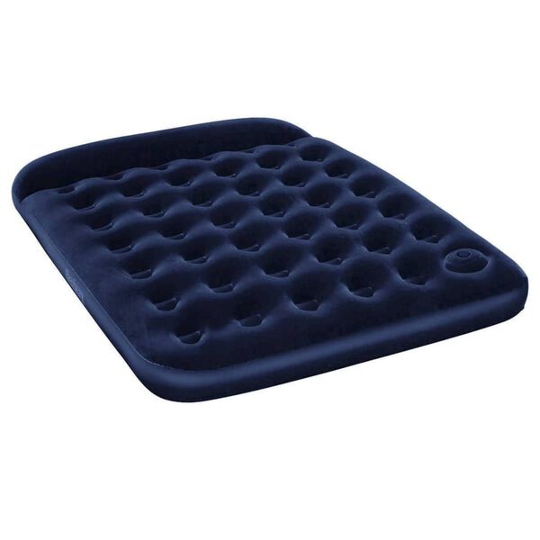 Bestway Luftmadrass med inbyggd fotpump 203x152x28 cm