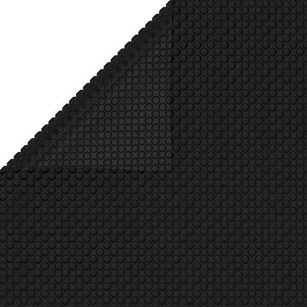 vidaXL Poolskydd svart 488x244 cm PE