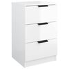 vidaXL S&auml;ngbord vit h&ouml;gglans 40x36x65 cm
