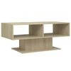 vidaXL Soffbord sonoma-ek 103,5x50x44,5 cm konstruerat tr&auml;