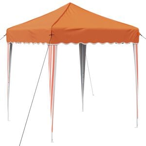 vidaXL Pop-up Partyt&auml;lt Orange 195 x 195 x 245 cm Oxford Tyg