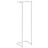 vidaXL Handduksh&auml;ngare vit 25x20x95 cm st&aring;l
