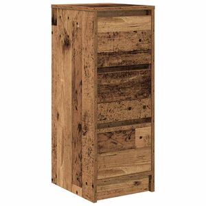 vidaXL Sk&auml;nk gammalt tr&auml; 29,5x34x76 cm konstruerat tr&auml;