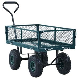 vidaXL Tr&auml;dg&aring;rdsvagn gr&ouml;n 250 kg