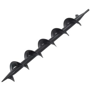 vidaXL Jordborr st&aring;l 75x600 mm