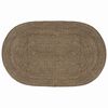 vidaXL Omr&aring;desmattor Svart 152 x 245 cm Jute