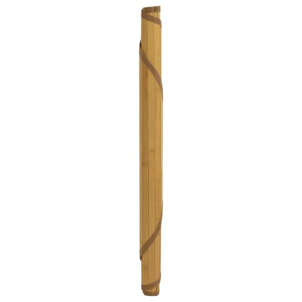 vidaXL Matta rund natur 100 cm bambu