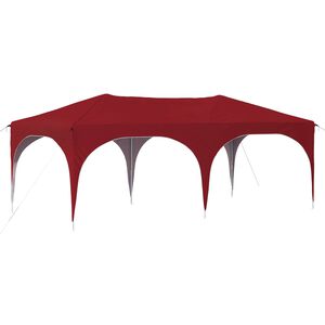 vidaXL Pop-up Partyt&auml;lt 575 x 288 x 245 cm Vinr&ouml;d Oxford Tyg