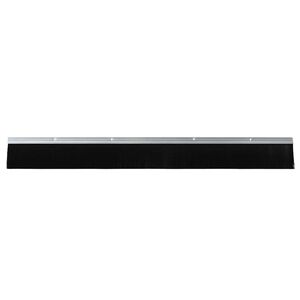 vidaXL Skruvmonterade d&ouml;rrborstt&auml;tningslister 6 pcs Silver 100 cm