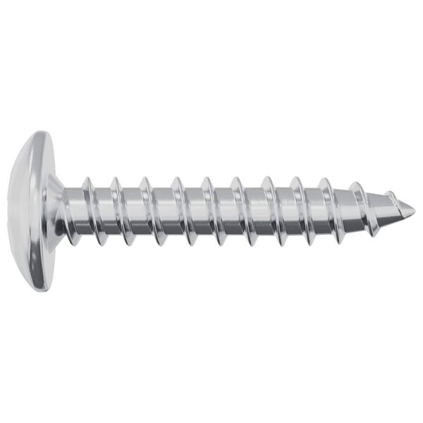 vidaXL Sj&auml;lvg&auml;ngande spik 2 pcs Zinkbelagd 4 x 20 mm St&aring;l