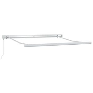 vidaXL Markisram Vit 300 x 250 cm Aluminium