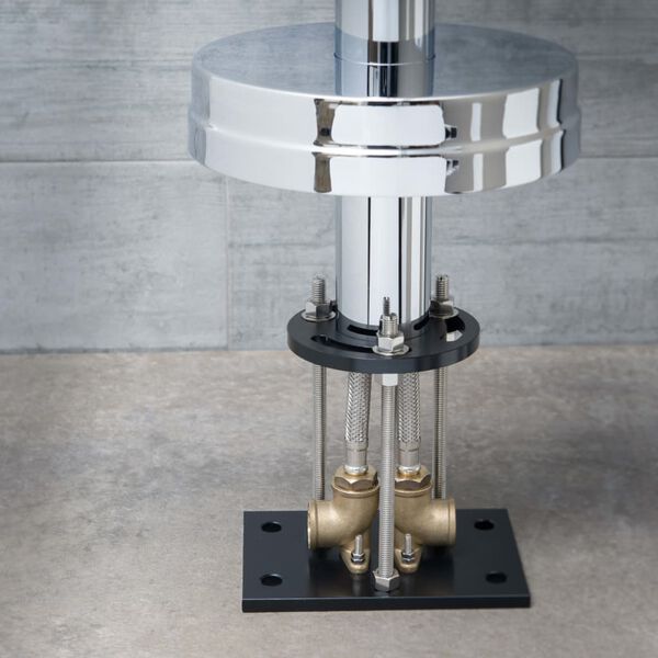 SCH&Uuml;TTE Badkarsblandare med dusch set CORNWALL krom