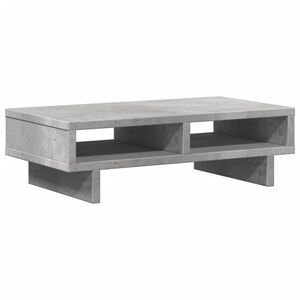 vidaXL Sk&auml;rmst&auml;ll betonggr&aring; 50x27x15 cm konstruerat tr&auml;
