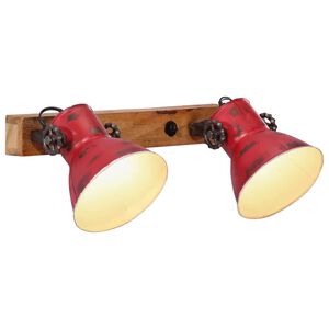 vidaXL V&auml;gglampa 25 W n&ouml;tt r&ouml;d 45x25 cm E27