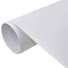 vidaXL Bilfoliering 2 st matt vit 100x150 cm+50x150 cm