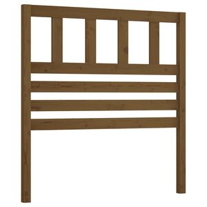 vidaXL S&auml;nggavel honungsbrun 81x4x100 cm massiv furu