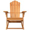 vidaXL Gungstol adirondack massiv teak