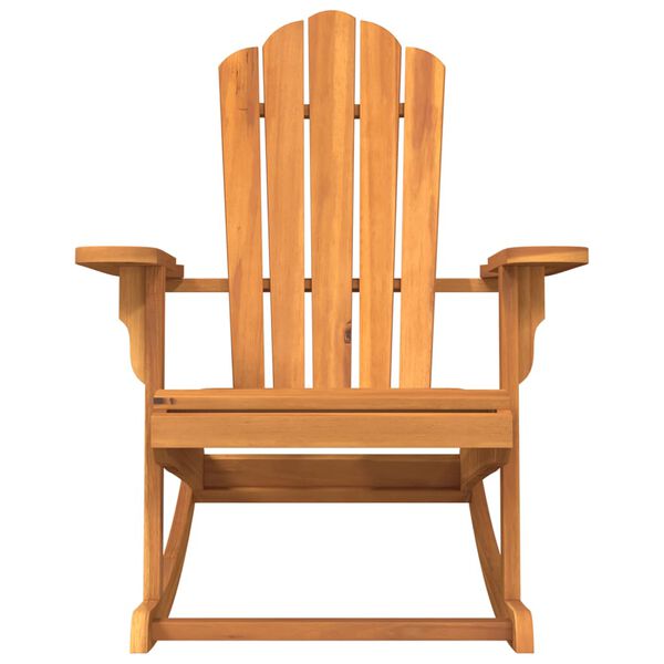vidaXL Gungstol adirondack massiv teak