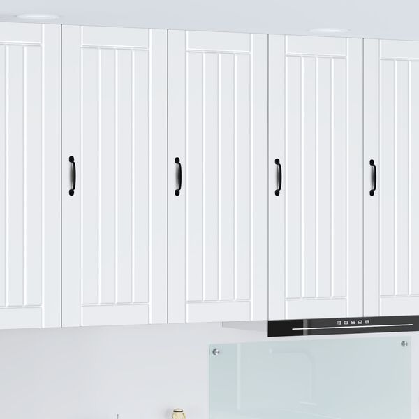 vidaXL K&ouml;kssk&aring;p Lucca Vit 40 x 31 x 100 cm Konstruerat tr&auml;