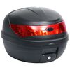 vidaXL Toppbox f&ouml;r motorcykel och 1 MC-hj&auml;lm 35 L