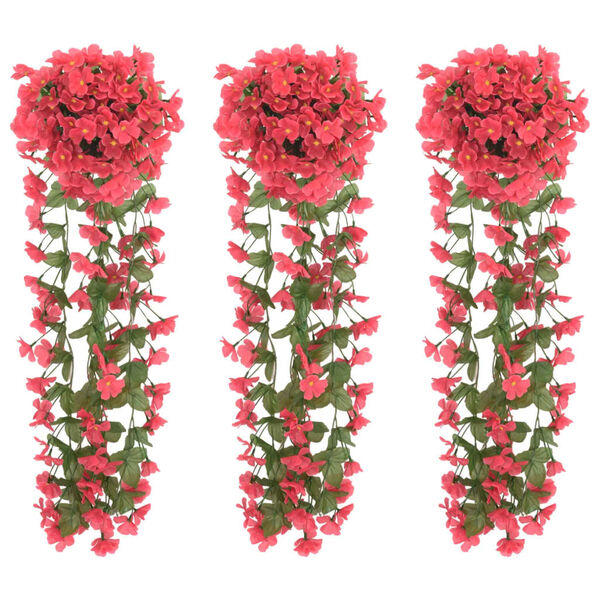 vidaXL Julkransar med blommor 3 st rosor 85 cm