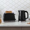 Russell Hobbs Br&ouml;drost f&ouml;r 2 skivor Honeycomb svart