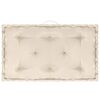 vidaXL Dynor till pallsoffa 5 st bomull beige