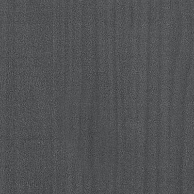 vidaXL Odlingslåda grå 60x31x31 cm massiv furu