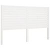 vidaXL S&auml;nggavel vit 186x4x100 cm massiv furu
