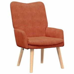 vidaXL f&aring;t&ouml;lj R&ouml;d orange 63 x 67 x 94 cm tyg