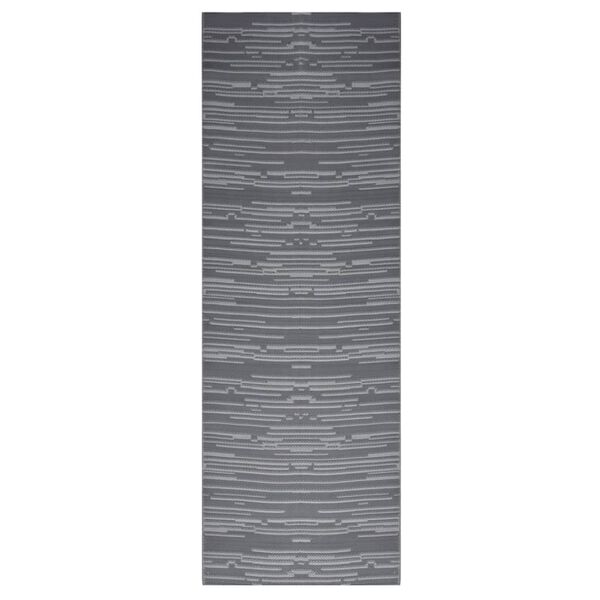 vidaXL Utomhusmatta ARAKIL antracit 80x250 cm PP