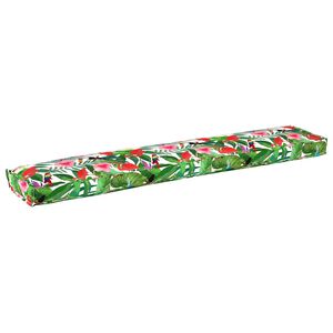 vidaXL Pallkudde Blommor Tropisk djungel 200 x 40 x 8 cm Oxford Tyg