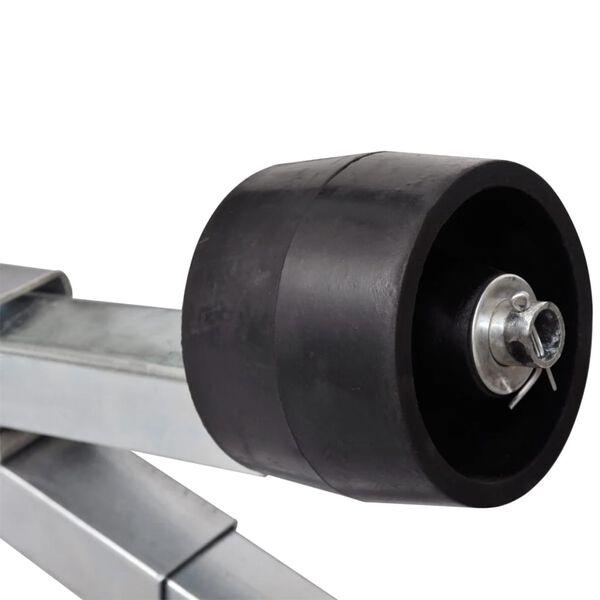 Båtstöd med kölrullar (För båttrailer)