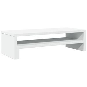 vidaXL Sk&auml;rmst&auml;ll vit 54x22x15 cm konstruerat tr&auml;