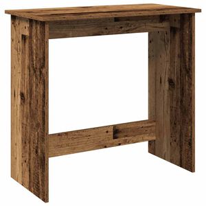 vidaXL Skrivbord &aring;ldrat tr&auml; 80x40x75 cm konstruerat tr&auml;