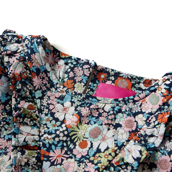 Skjorta med l&aring;nga &auml;rmar f&ouml;r barn m&ouml;rkbl&aring; 104