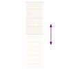 vidaXL Rullgardin zebra 55x200 cm tyg bredd 50,9 cm polyester