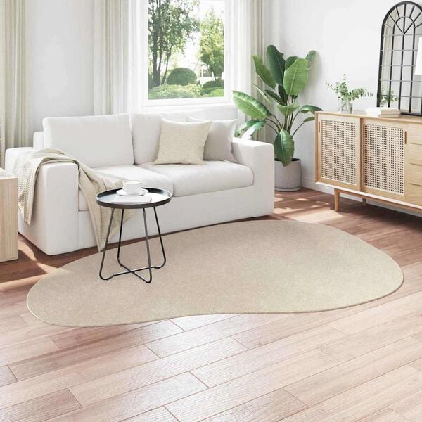 vidaXL Omr&aring;desmattor HUARTE Beige 160 x 230 cm Polyester