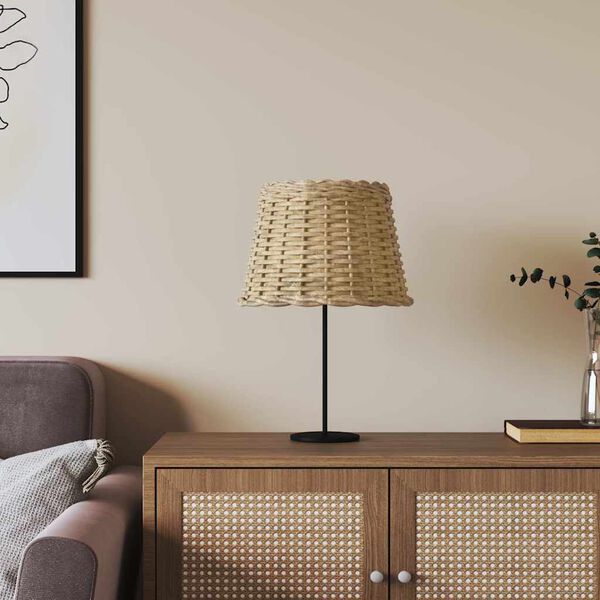 vidaXL Lampsk&auml;rm brun &Oslash;30x20 cm korgmaterial