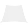 vidaXL Solsegel oxfordtyg trapets 2/4x3 m vit